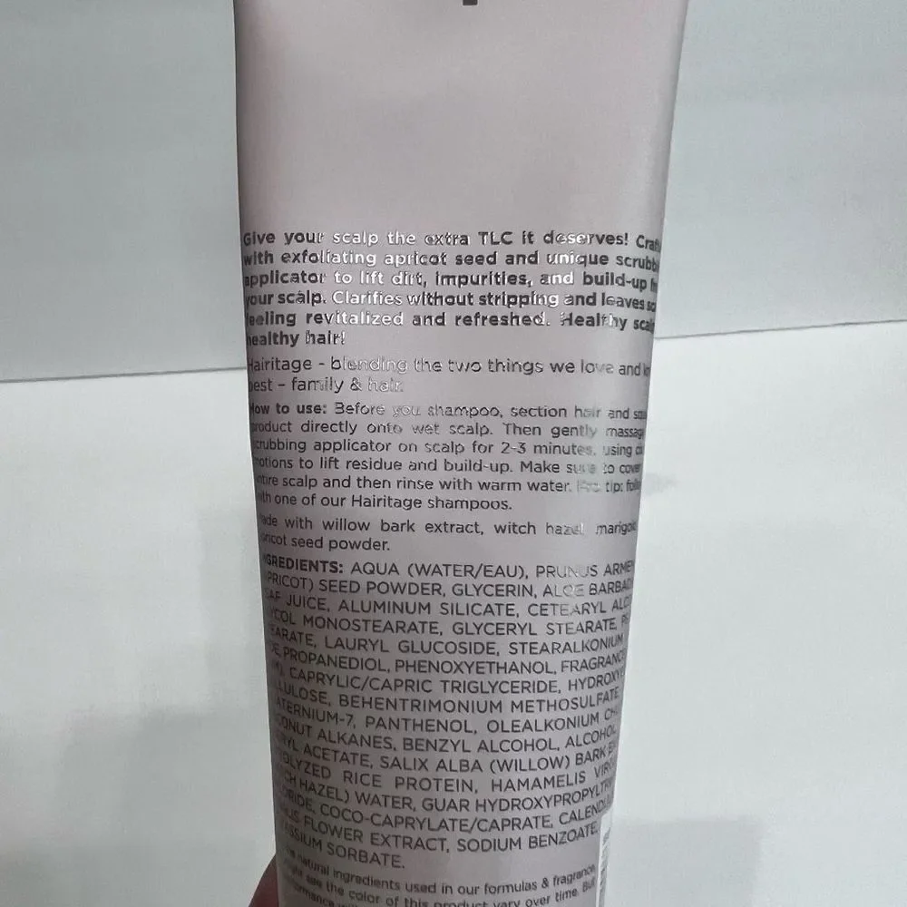 Hairitage Scalp Exfoliator 6oz, 2 pack